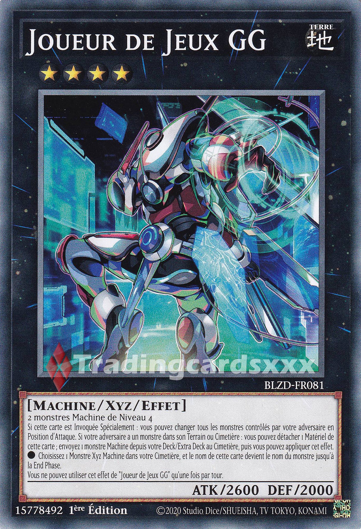 Yu-Gi-Oh! Joueur de Jeux GG : C BLZD-FR081