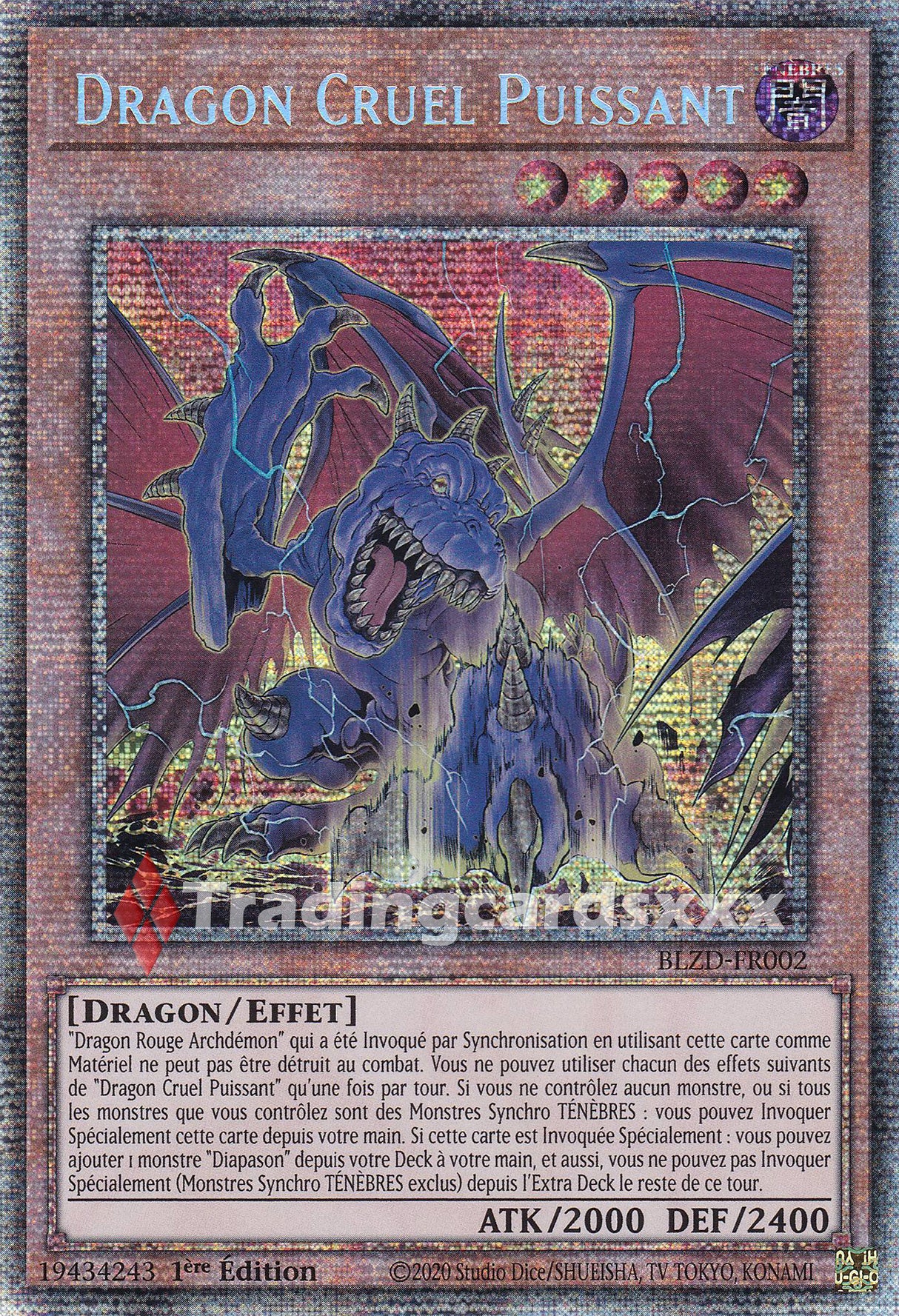 Yu-Gi-Oh! Dragon Cruel Puissant : STAR BLZD-FR002