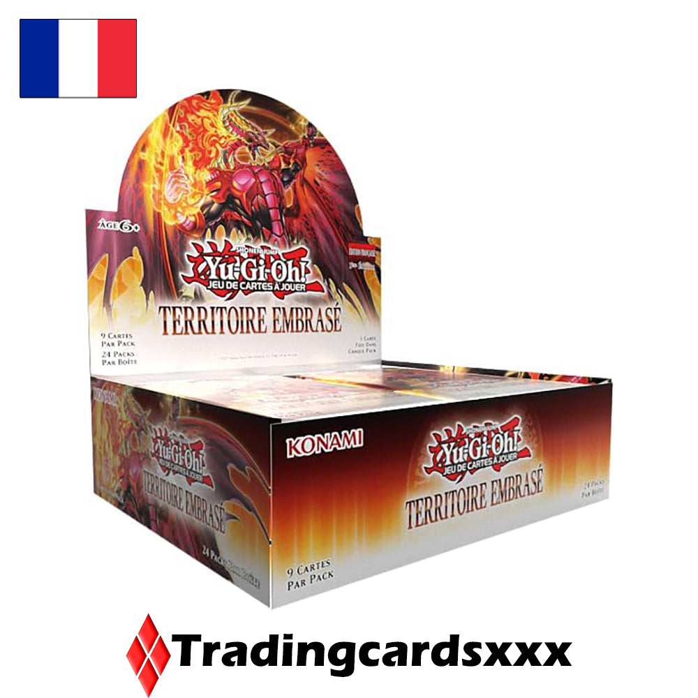 Yu-Gi-Oh! Display de 24 boosters : Territoire Embrasé