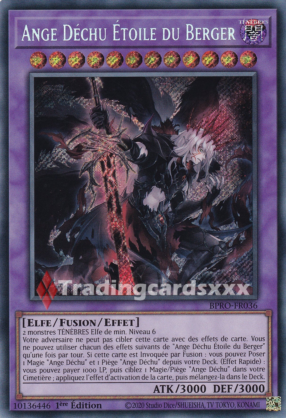 Yu-Gi-Oh! Ange Déchu Étoile du Berger : SE BPRO-FR036
