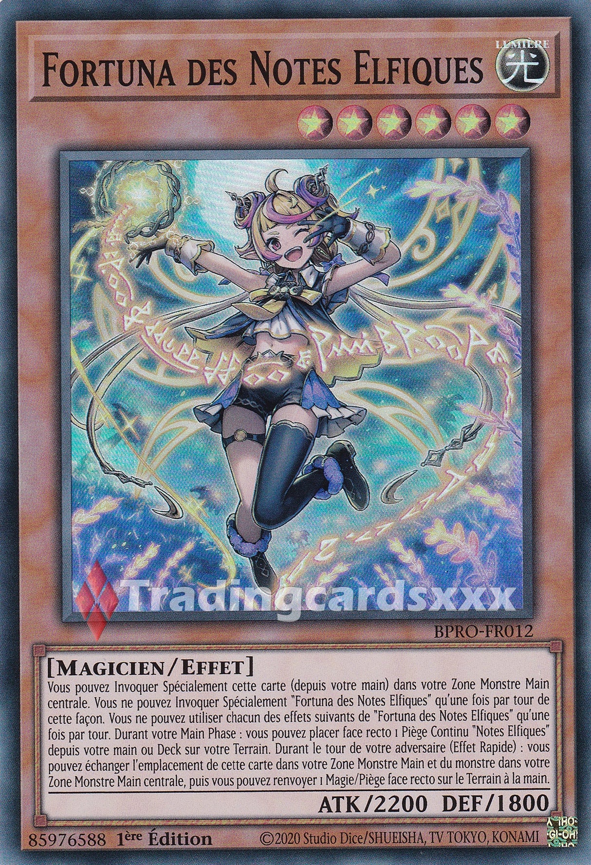 Yu-Gi-Oh! Fortuna des Notes Elfiques : SR BPRO-FR012