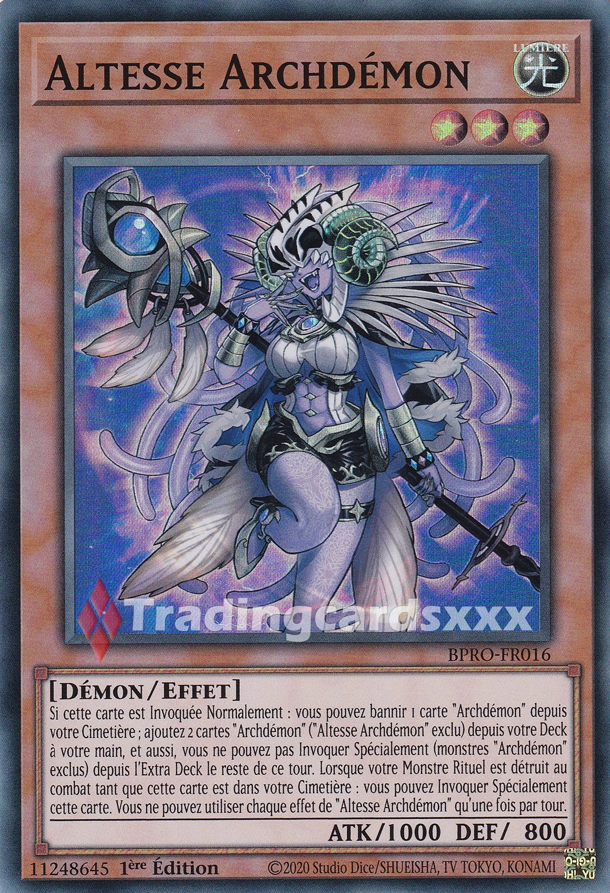 Yu-Gi-Oh! Altesse Archdémon : SR BPRO-FR016