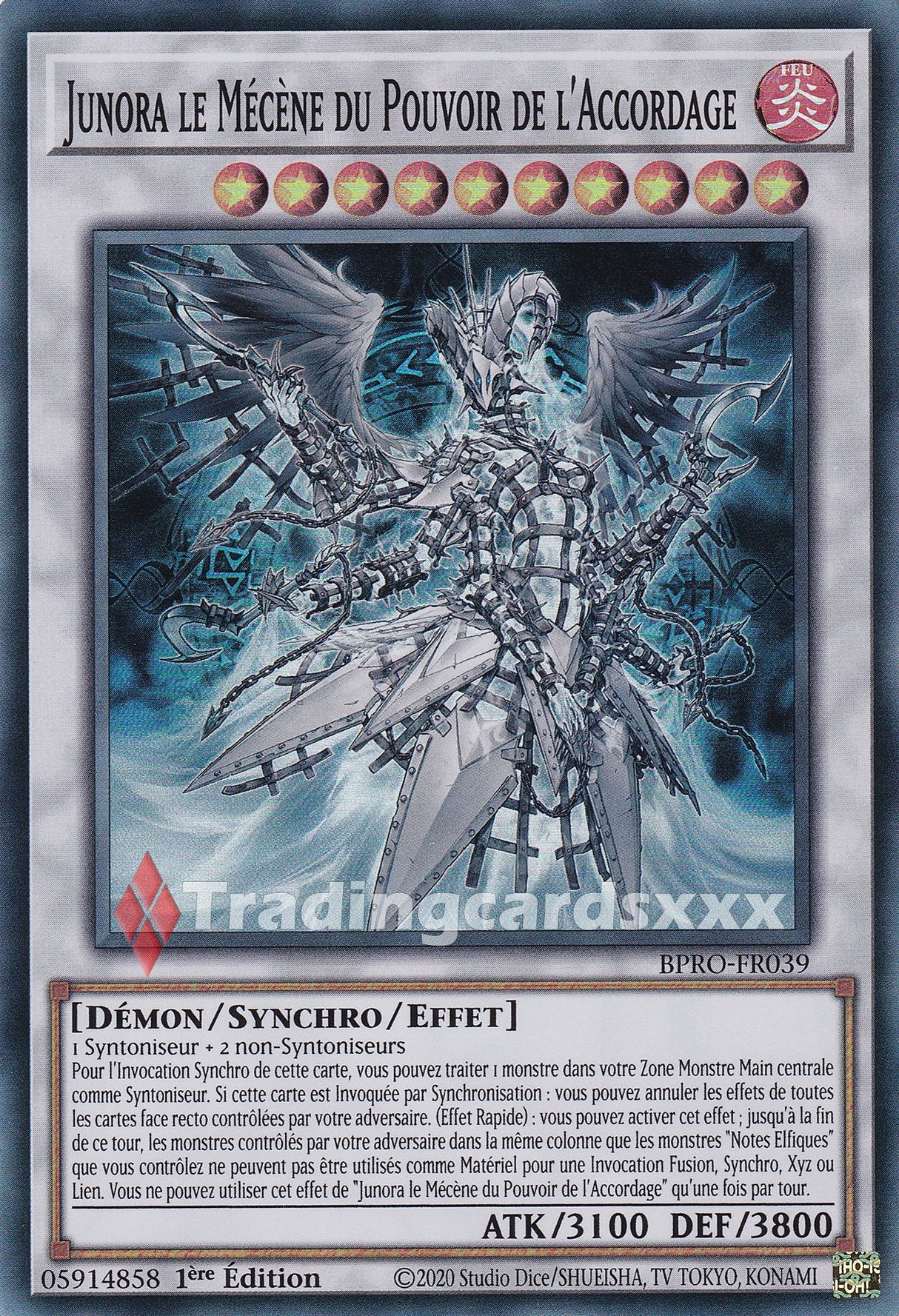 Yu-Gi-Oh! Junora le Mécène du Pouvoir de l'Accordage : SR BPRO-FR039