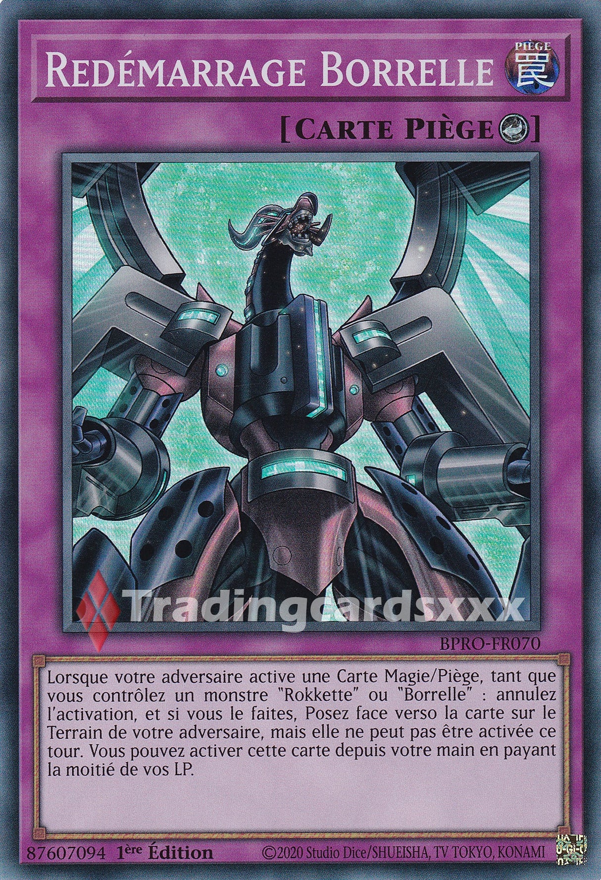 Yu-Gi-Oh! Redémarrage Borrelle : SR BPRO-FR070