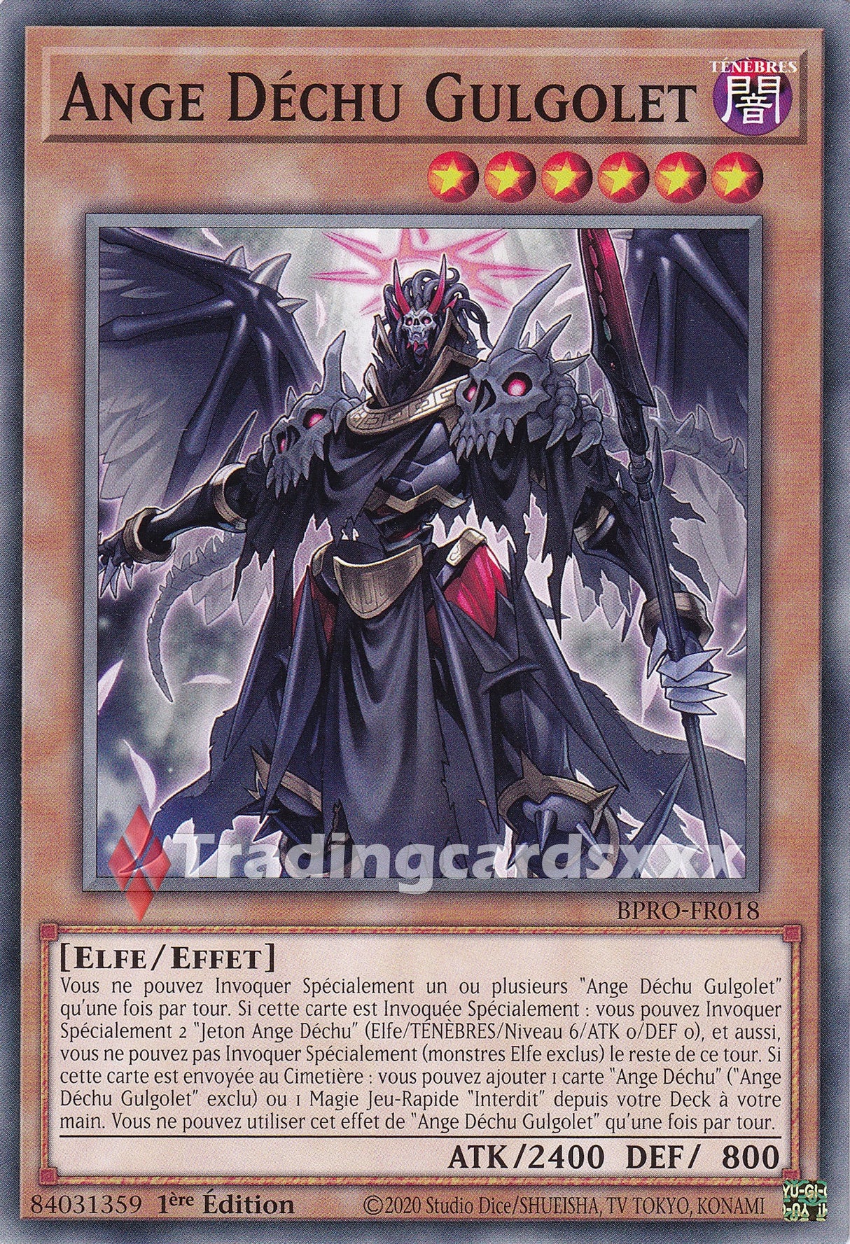 Yu-Gi-Oh! Ange Déchu Gulgolet : C BPRO-FR018
