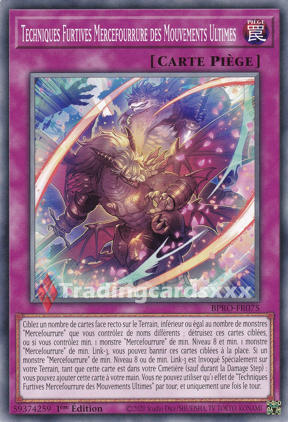 Yu-Gi-Oh! Techniques Furtives Mercefourrure des Mouvements Ultimes : C BPRO-FR075