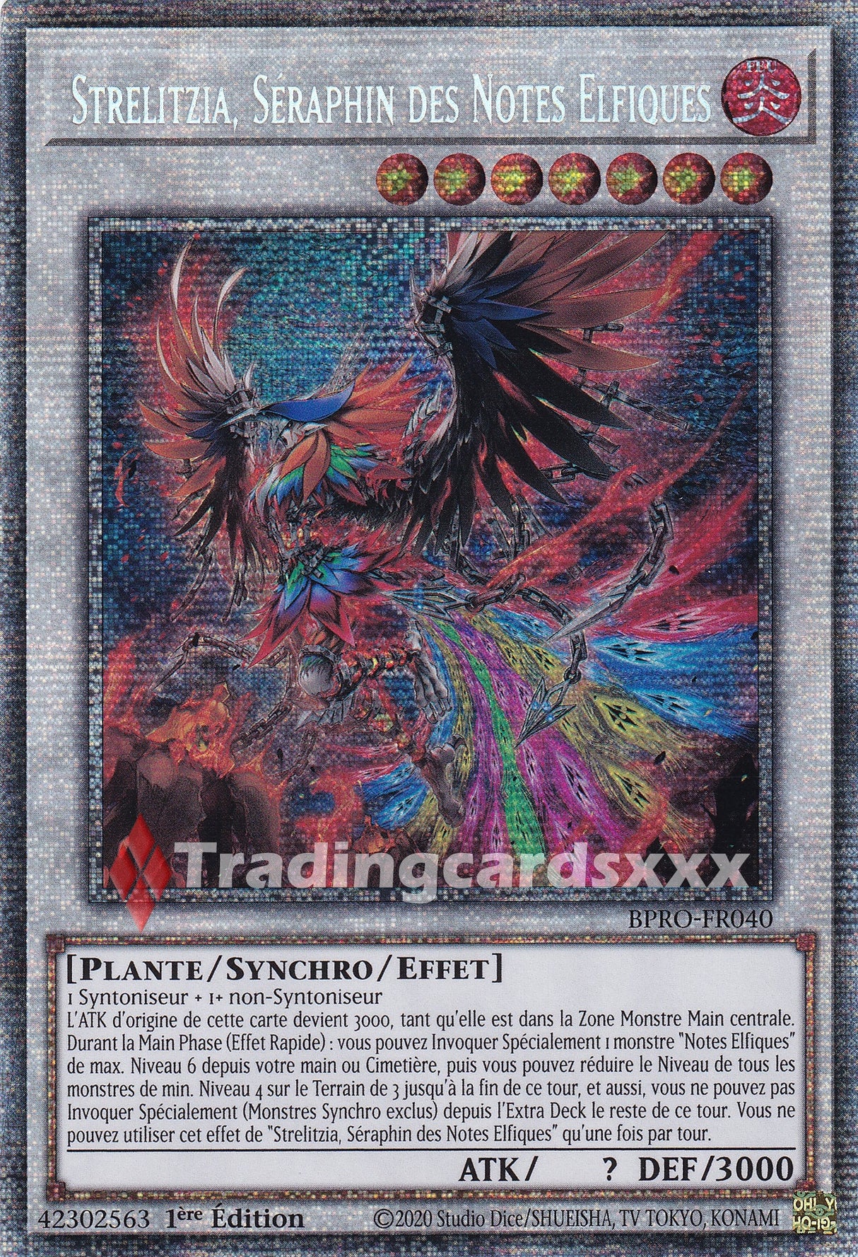 Yu-Gi-Oh! Strelitzia, Séraphin des Notes Elfiques : STAR BPRO-FR040