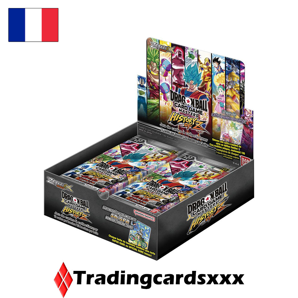 Dragon Ball Super Masters - Display / Boite de 24 boosters B27 : History of Z