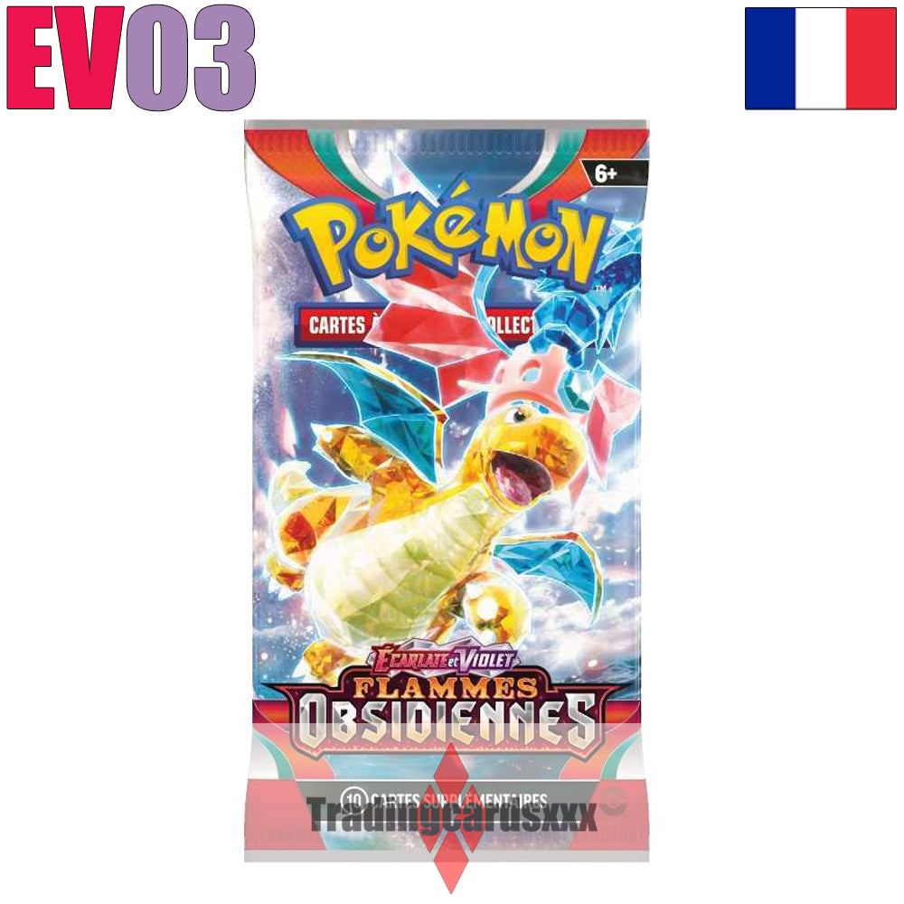 Pokémon - Booster de 10 cartes EV03 : Flammes Obsidiennes