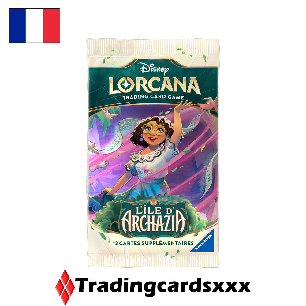 Disney Lorcana TCG - Carton de 4 displays / boites de 24 boosters : L'île d'Archazia
