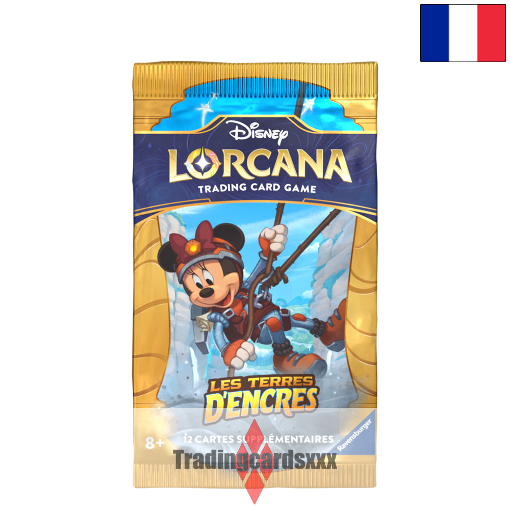 Disney Lorcana TCG - Booster de 12 cartes : Les Terres d'Encres
