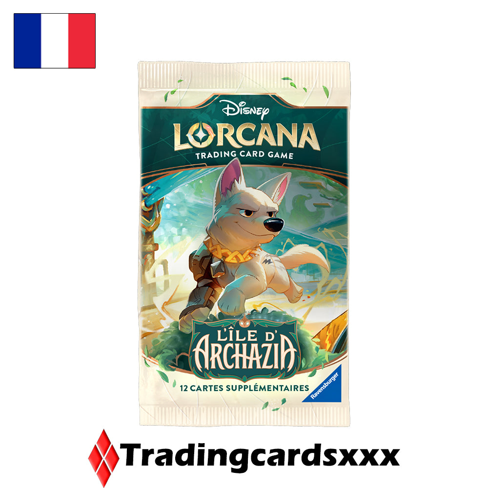 Disney Lorcana TCG - Booster de 12 cartes : L'île d'Archazia