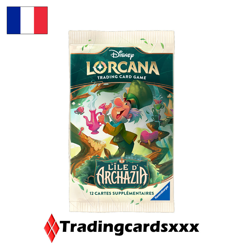 Disney Lorcana TCG - Carton de 4 displays / boites de 24 boosters : L'île d'Archazia