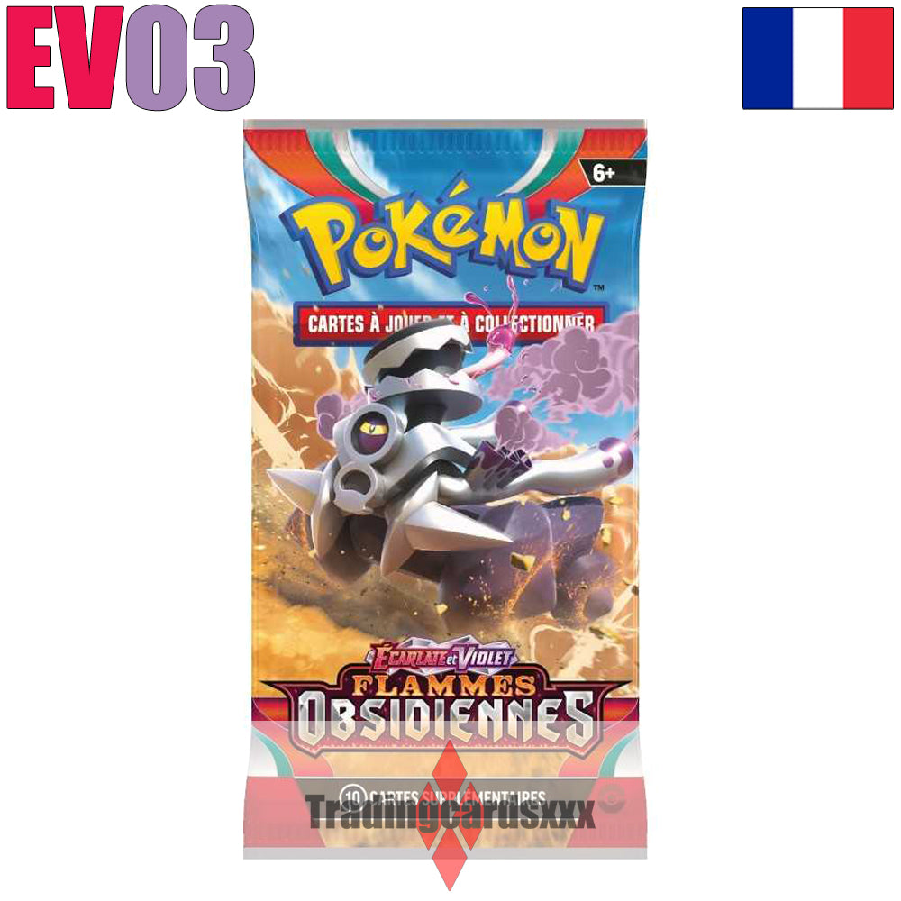 Pokémon - Booster de 10 cartes EV03 : Flammes Obsidiennes