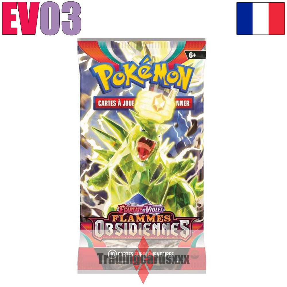 Pokémon - Booster de 10 cartes EV03 : Flammes Obsidiennes