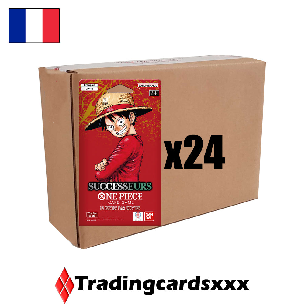 One Piece - Carton de 24 boosters sous blister OP13 : Successeurs