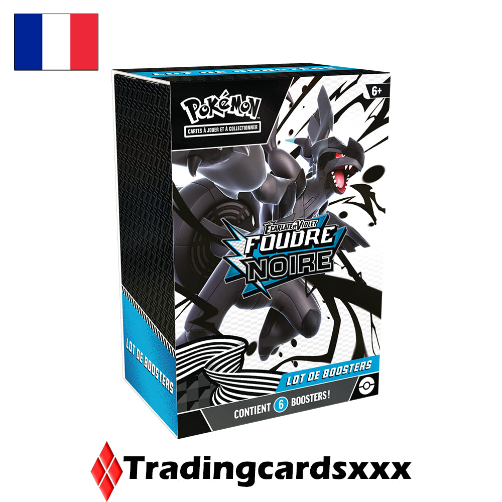 Pokémon - Lot de 6 boosters EV10.5 : Foudre Noire