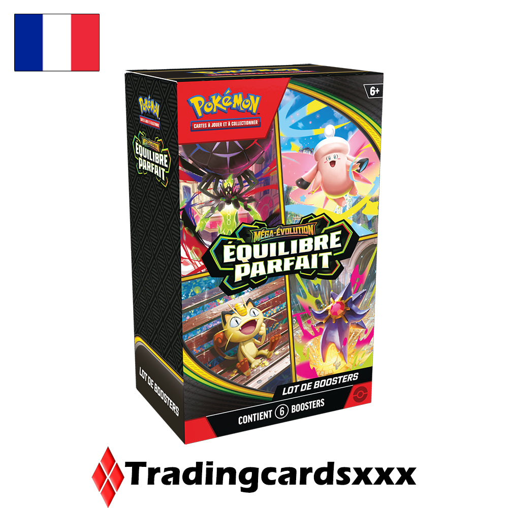 Pokémon - Lot de 6 boosters ME03 : Équilibre Parfait