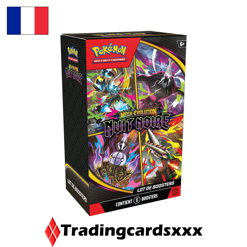 Pokémon - Lot de 6 boosters ME05 : Nuit Noire