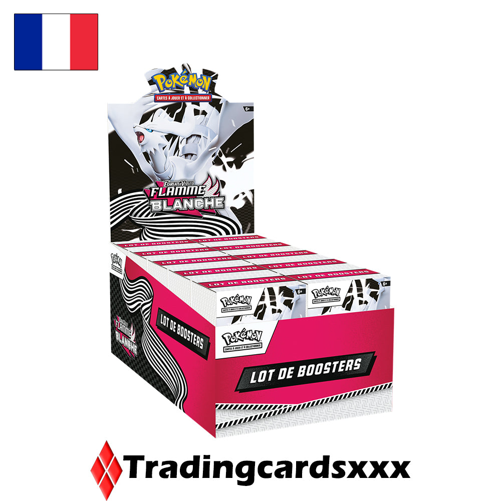 Pokémon - Display de 10 Lot de boosters EV10.5 : Flamme Blanche