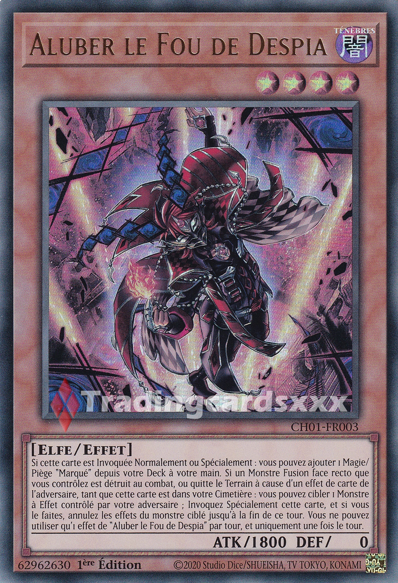 Yu-Gi-Oh! Aluber le Fou de Despia : UR CH01-FR003