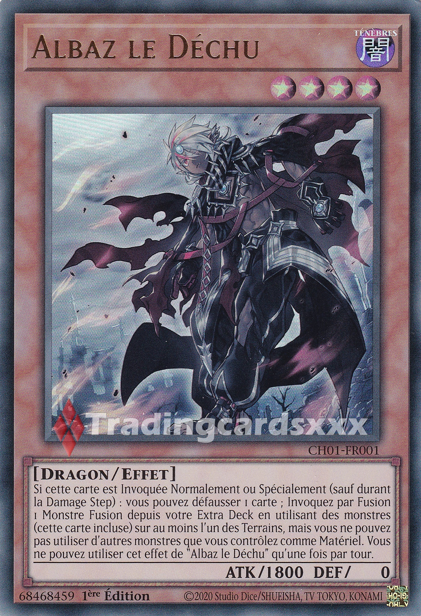 Yu-Gi-Oh! Albaz le Déchu : UR CH01-FR001