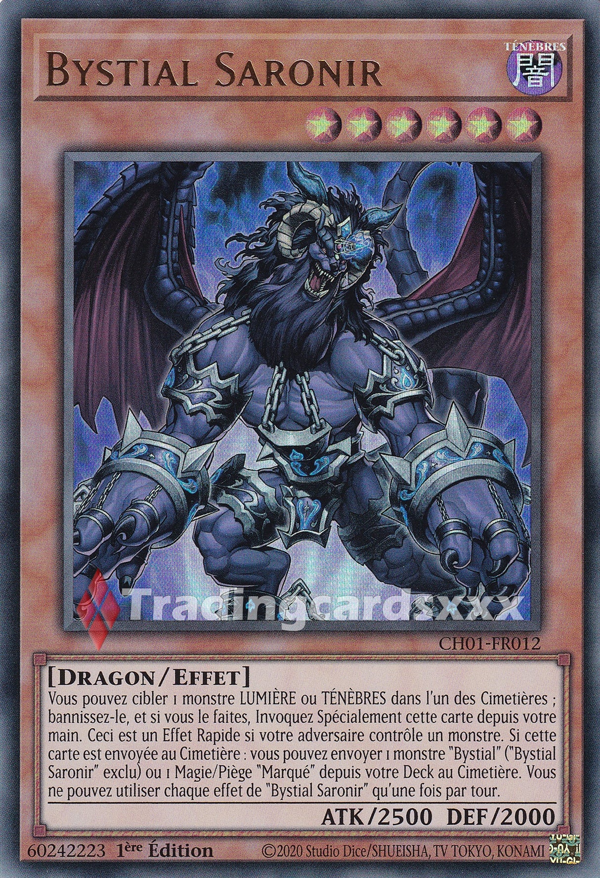 Yu-Gi-Oh! Bystial Saronir : UR CH01-FR012