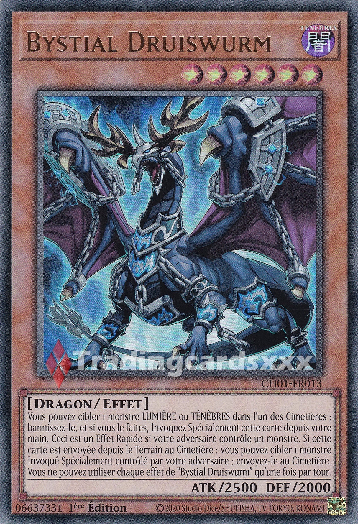 Yu-Gi-Oh! Bystial Druiswurm : UR CH01-FR013