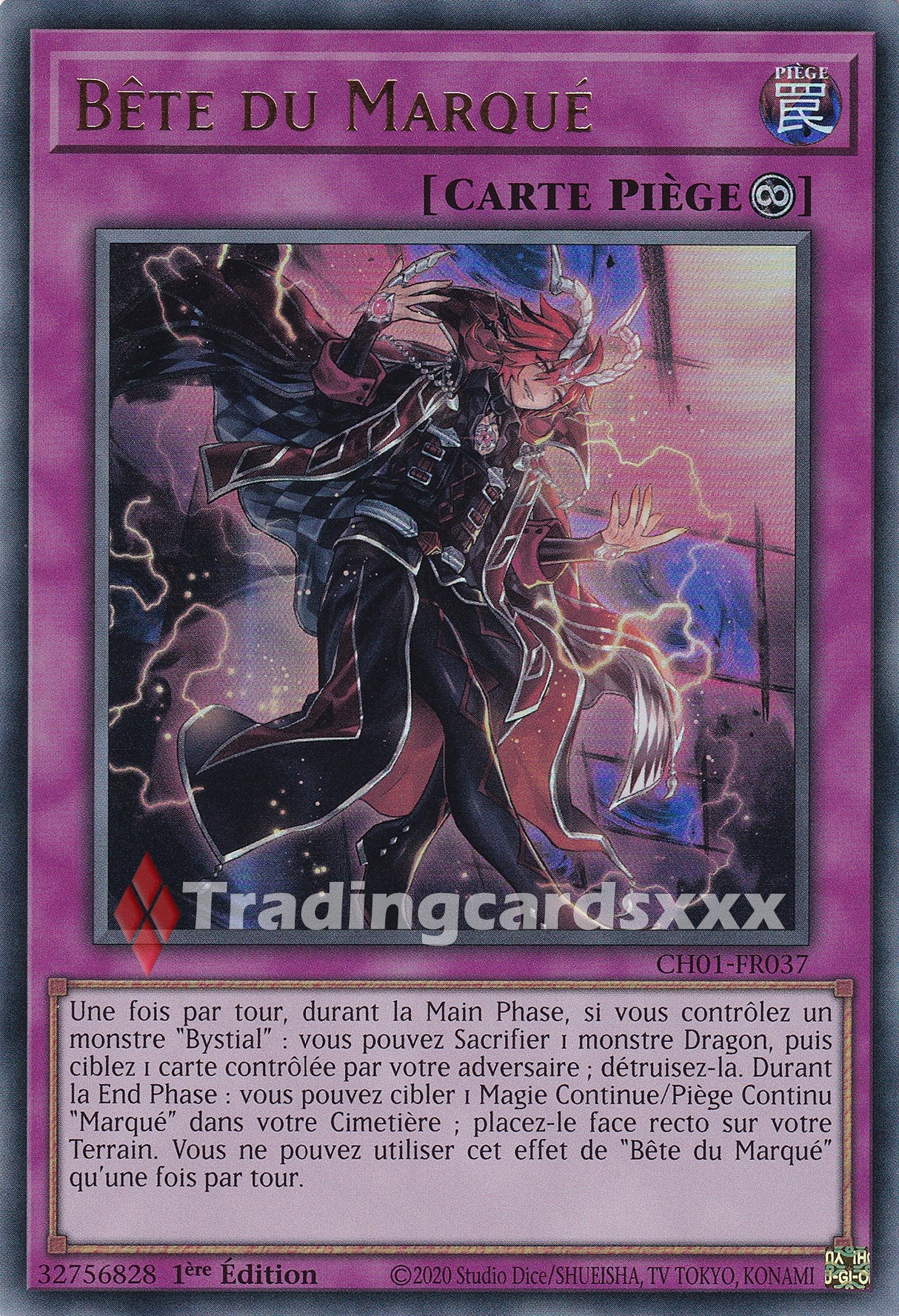 Yu-Gi-Oh! Bête du Marqué : UR CH01-FR037