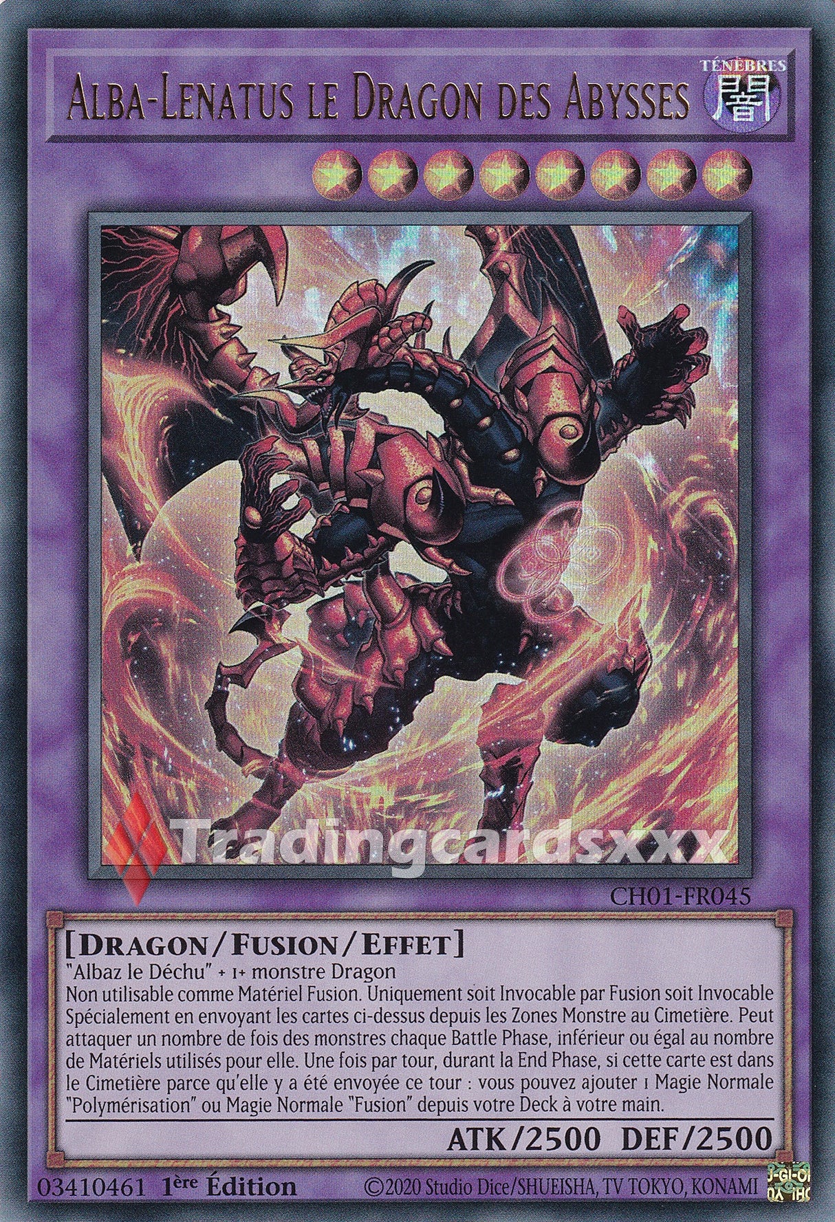 Yu-Gi-Oh! Alba-Lenatus le Dragon des Abysses : UR CH01-FR045