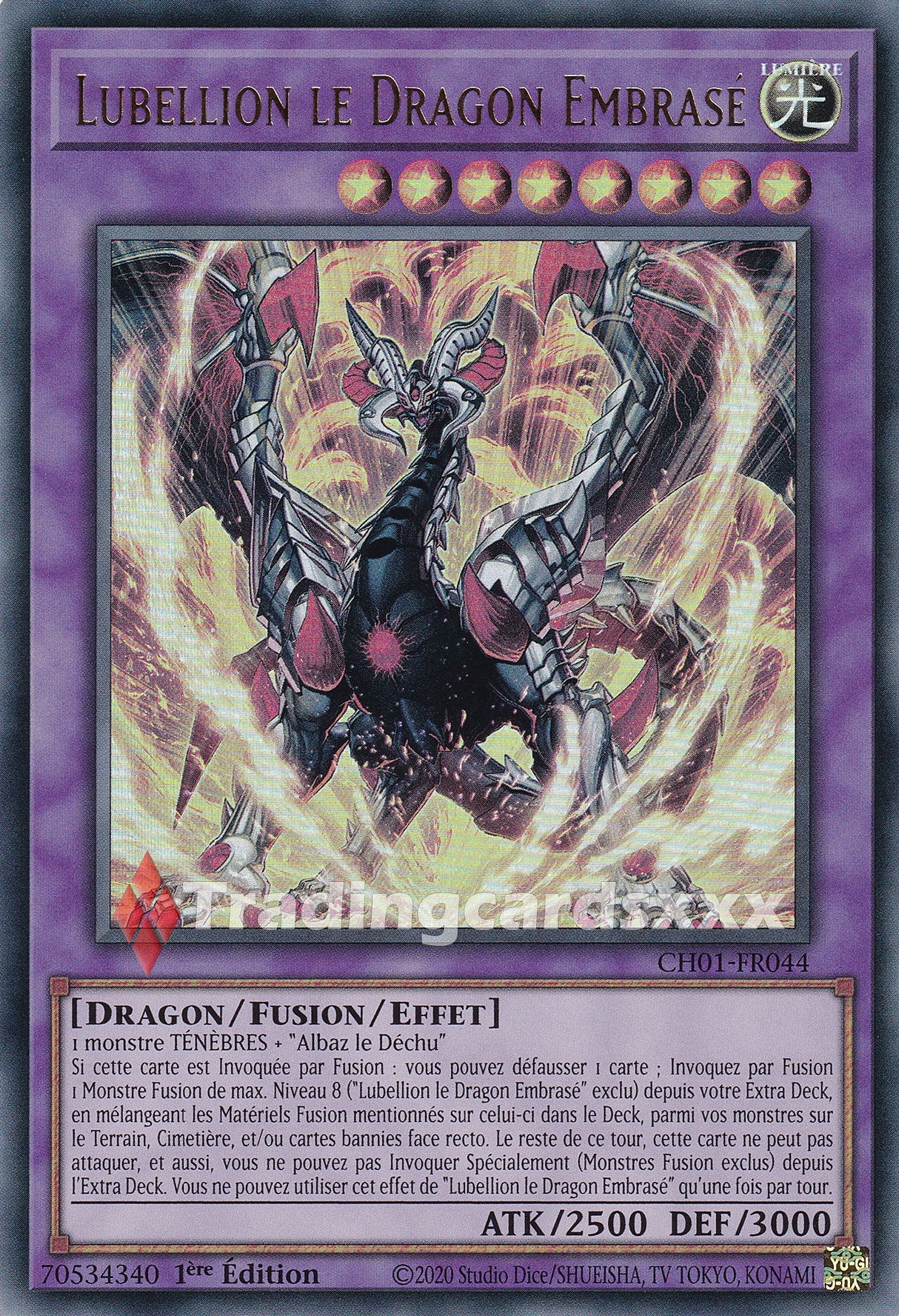 Yu-Gi-Oh! Lubellion le Dragon Embrasé : UR CH01-FR044