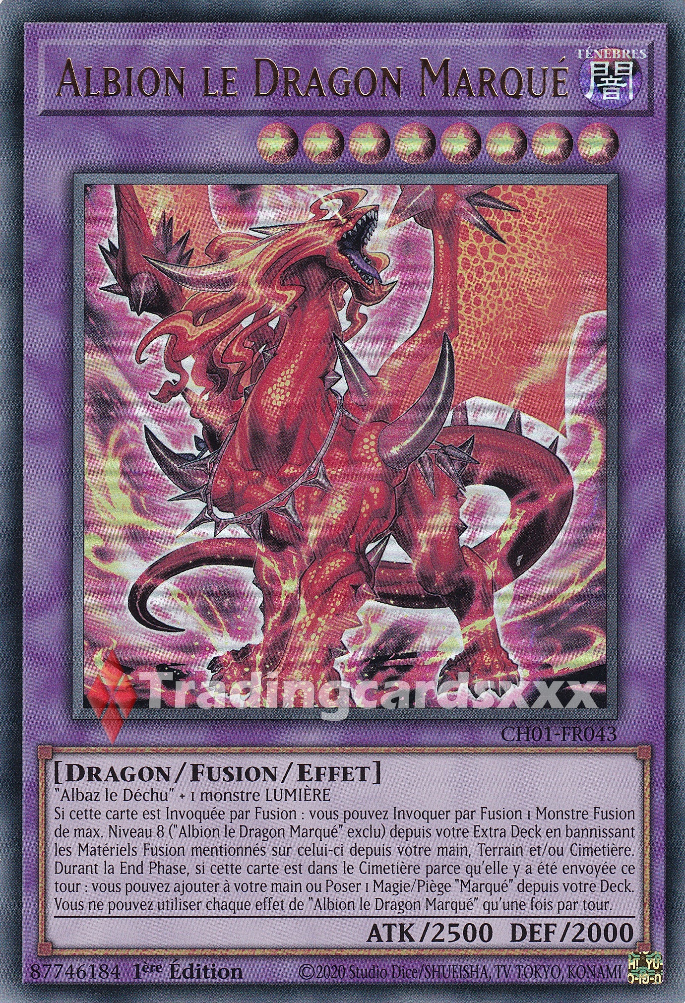 Yu-Gi-Oh! Albion le Dragon Marqué : UR CH01-FR043