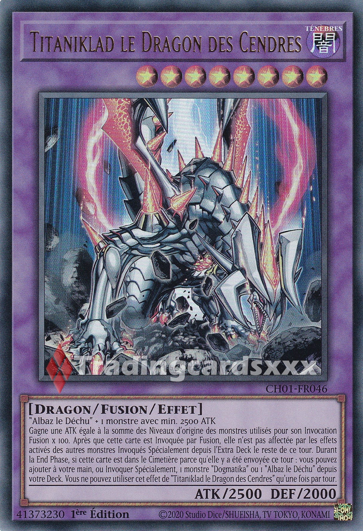 Yu-Gi-Oh! Titaniklad le Dragon des Cendres : UR CH01-FR046