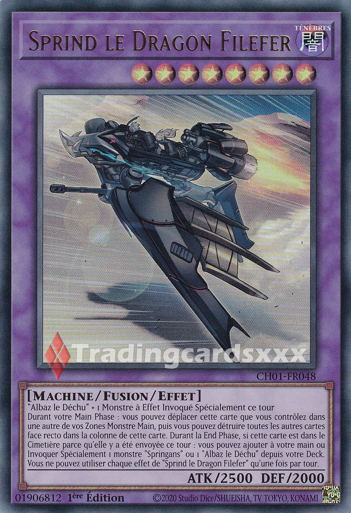 Yu-Gi-Oh! Sprind le Dragon Filefer : UR CH01-FR048
