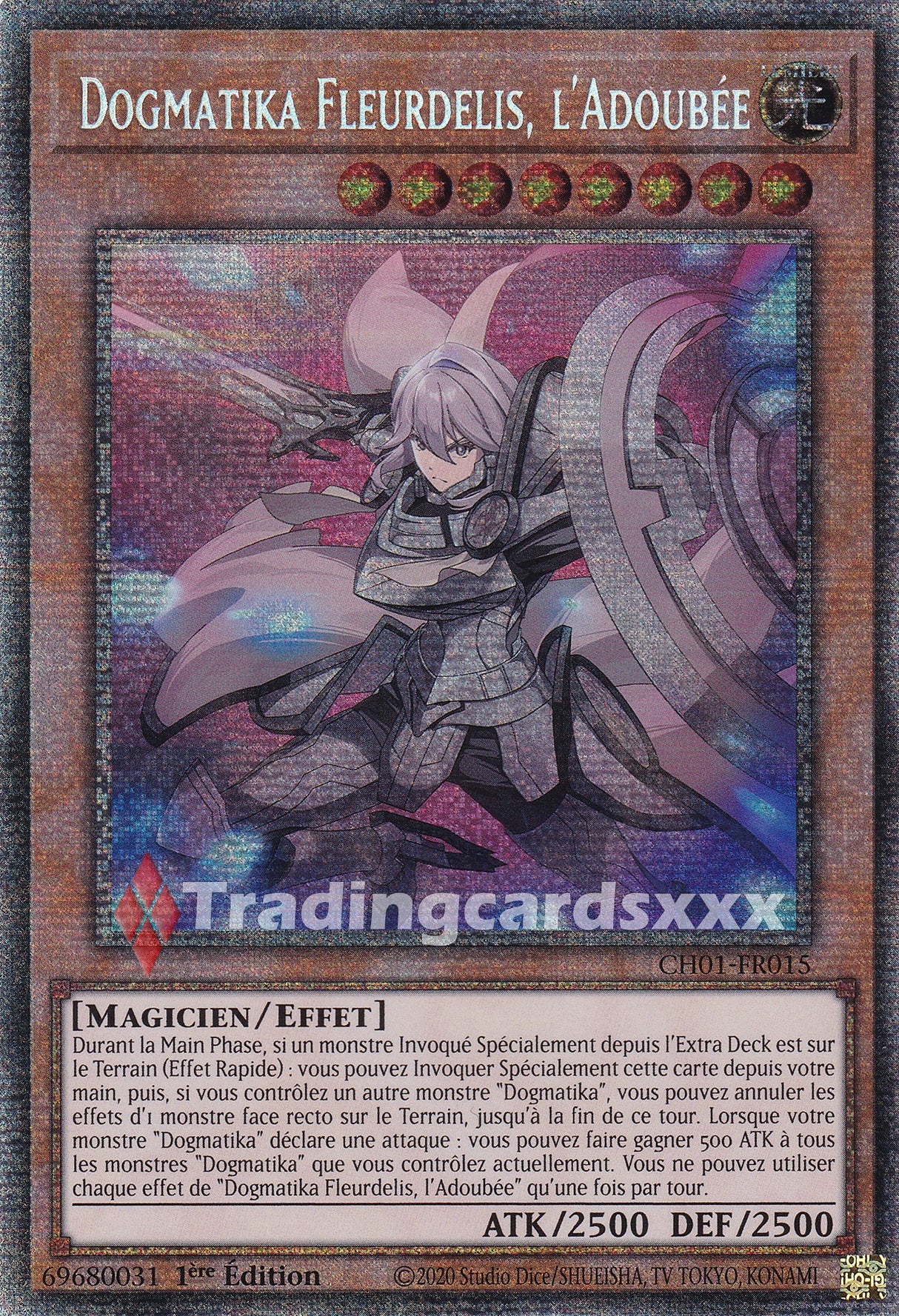 Yu-Gi-Oh! Dogmatika Fleurdelis, l'Adoubée : STAR CH01-FR015