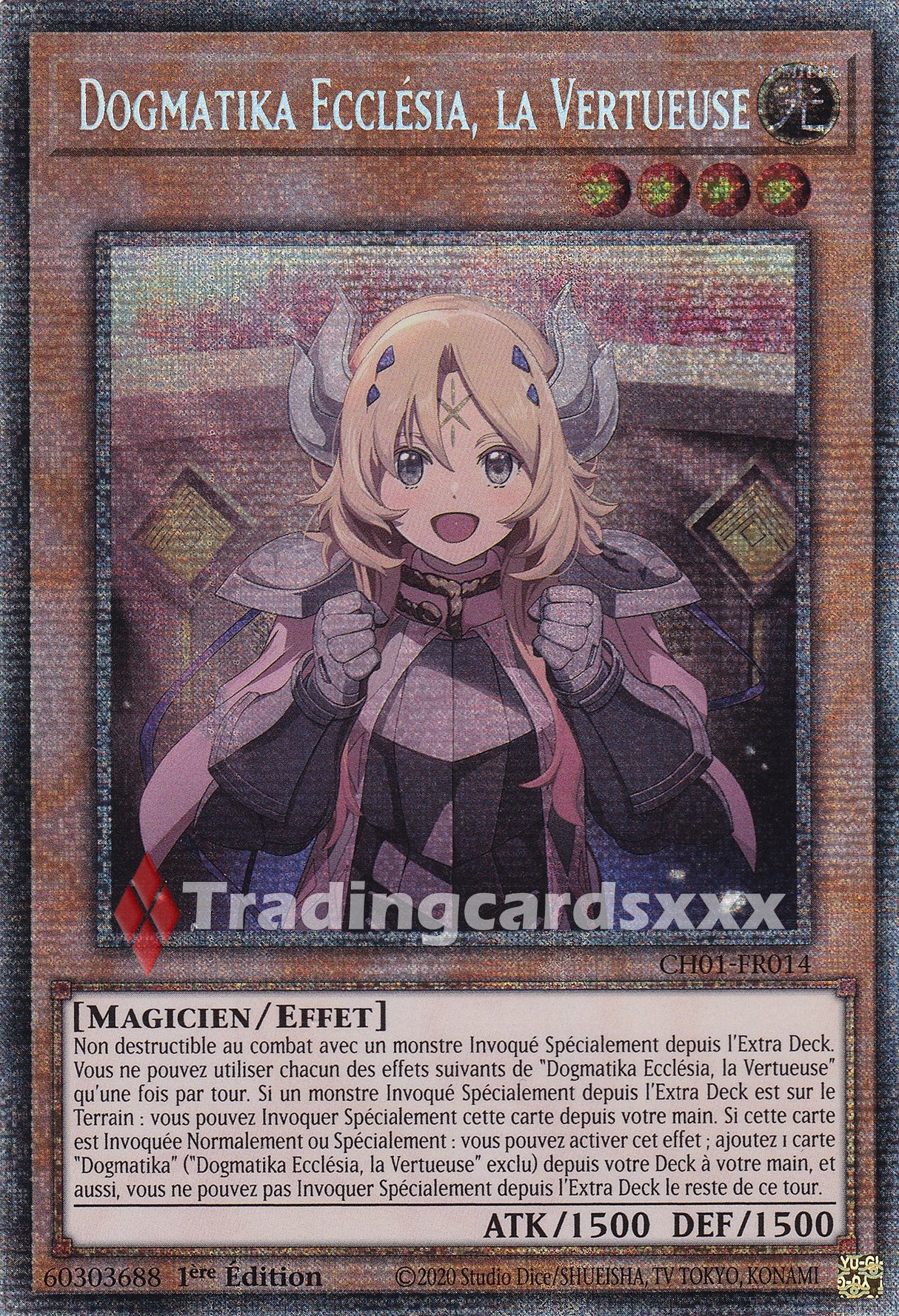 Yu-Gi-Oh! Dogmatika Ecclésia, la Vertueuse : STAR CH01-FR014
