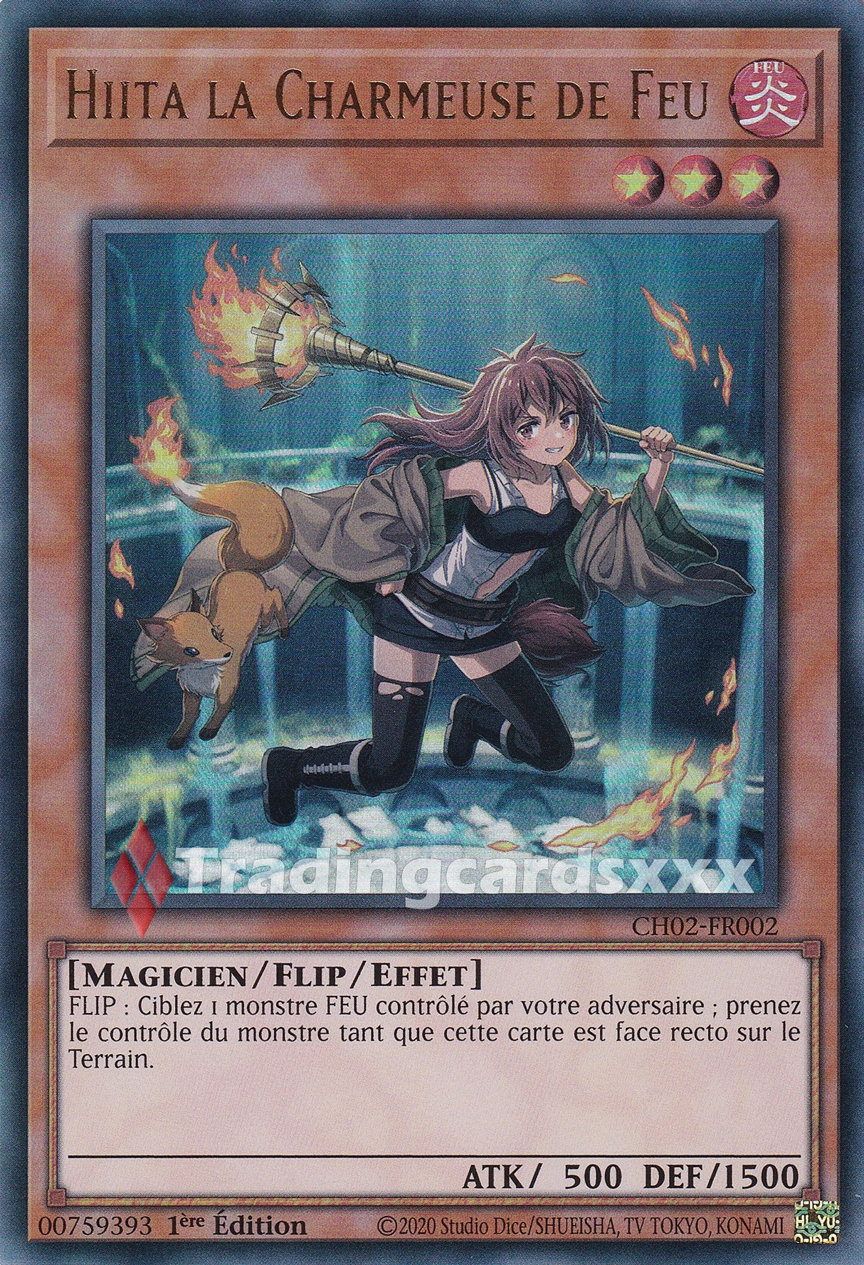 Yu-Gi-Oh! Hiita la Charmeuse de Feu : UR CH02-FR002