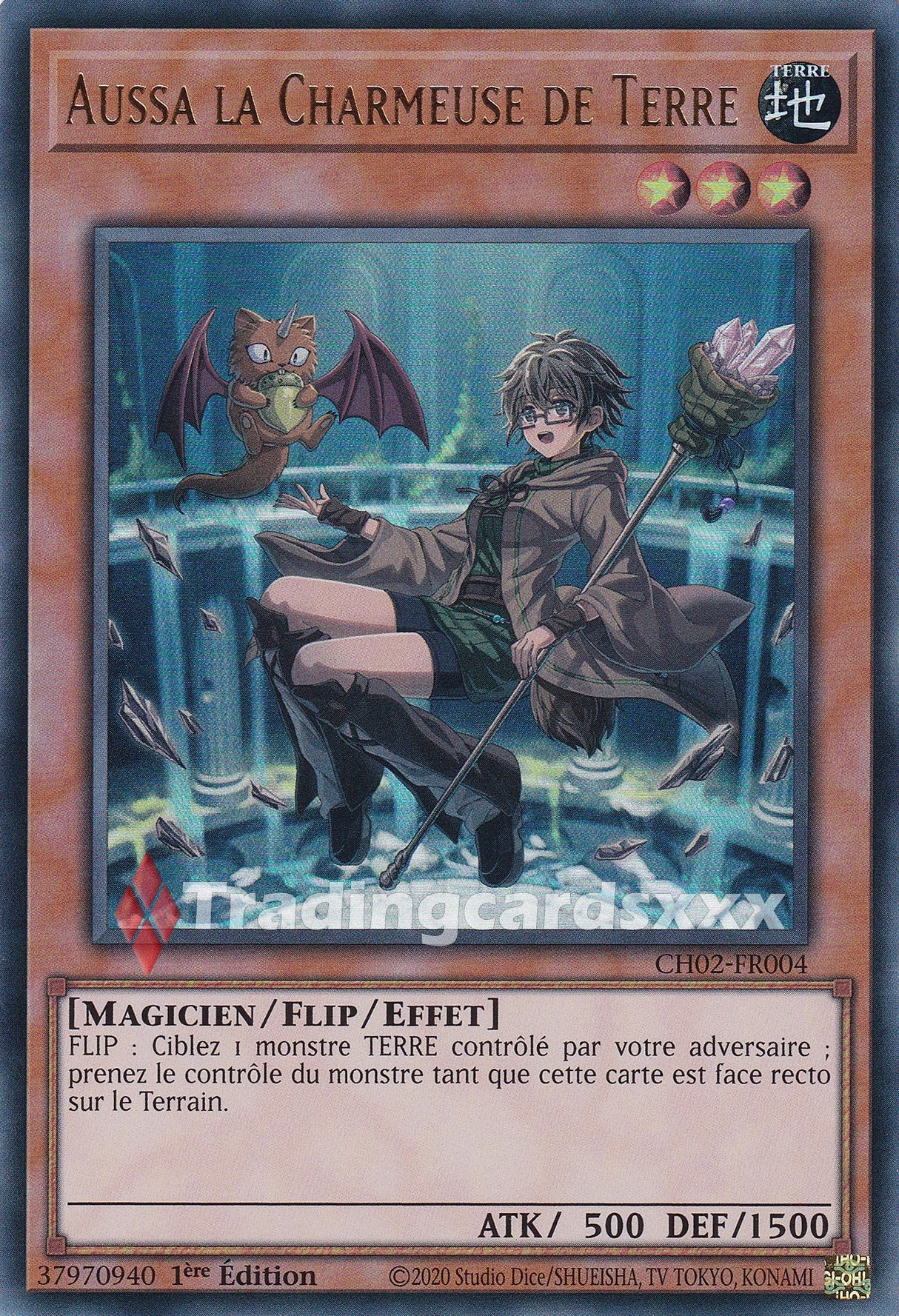 Yu-Gi-Oh! Aussa la Charmeuse de Terre : UR CH02-FR004
