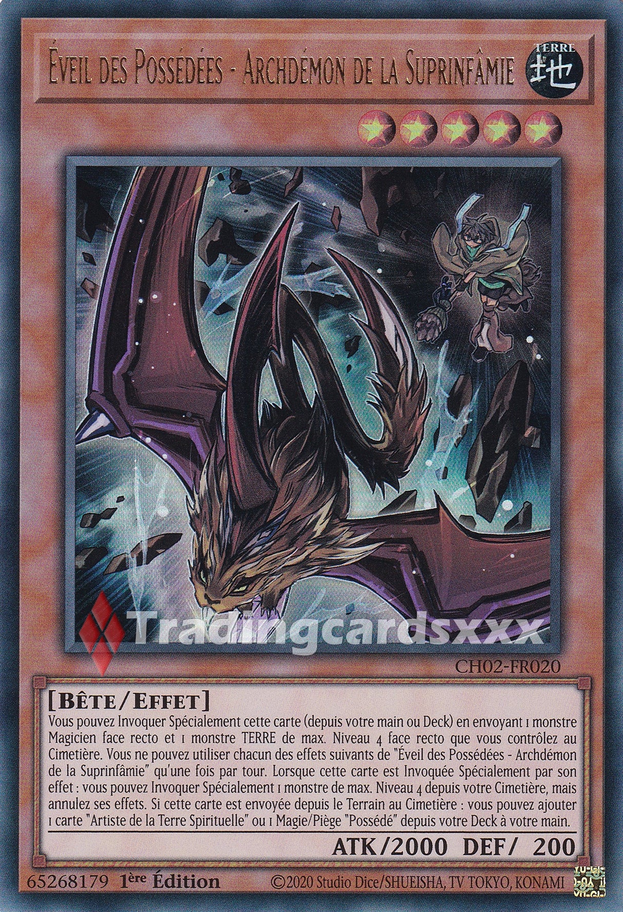 Yu-Gi-Oh! Éveil des Possédées - Archdémon de la Suprinfâmie : UR CH02-FR020