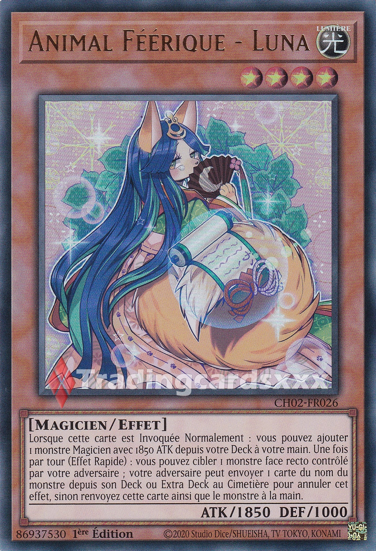 Yu-Gi-Oh! Animal Féérique - Luna : UR CH02-FR026