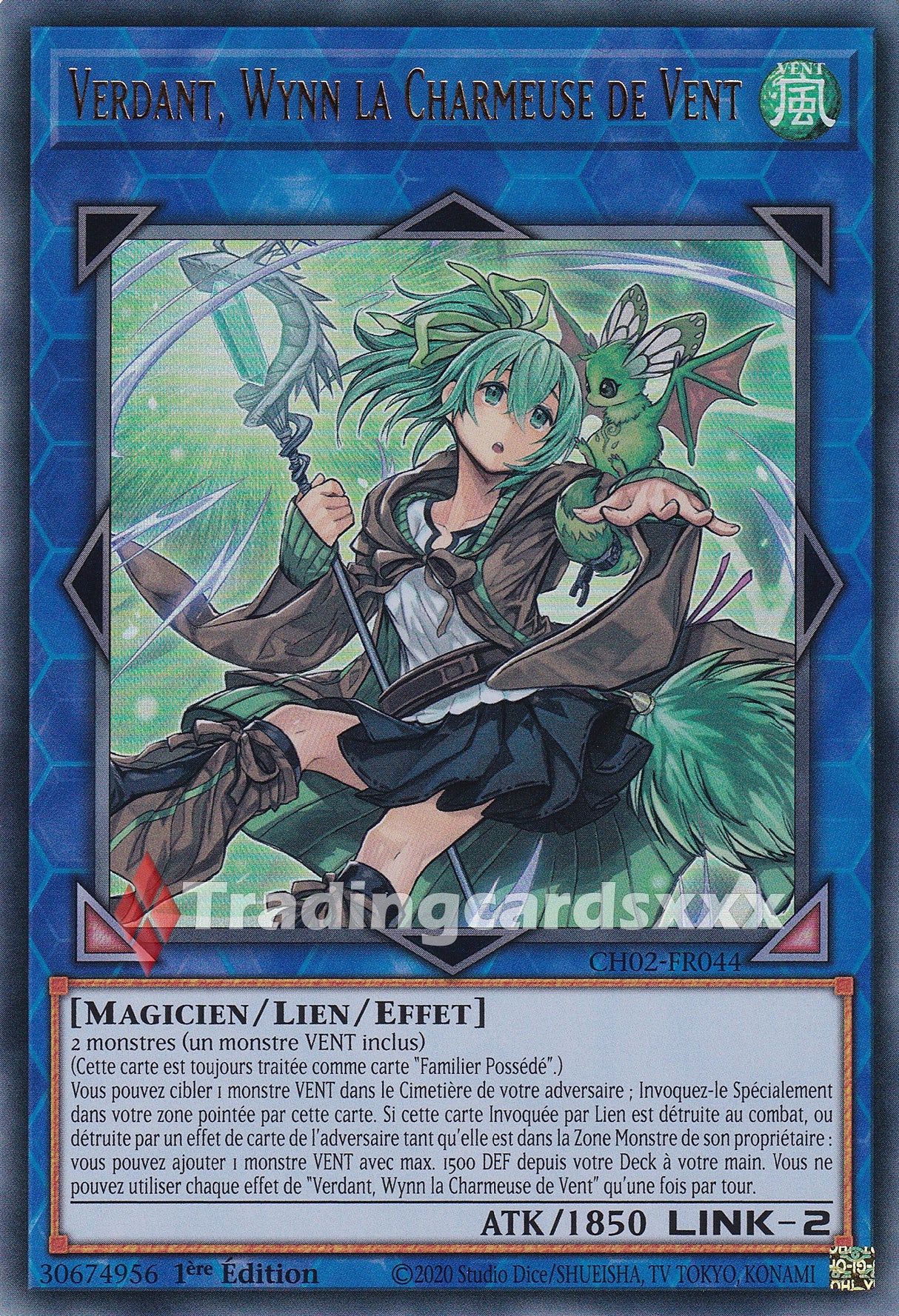Yu-Gi-Oh! Verdant, Wynn la Charmeuse de Vent : UR CH02-FR044