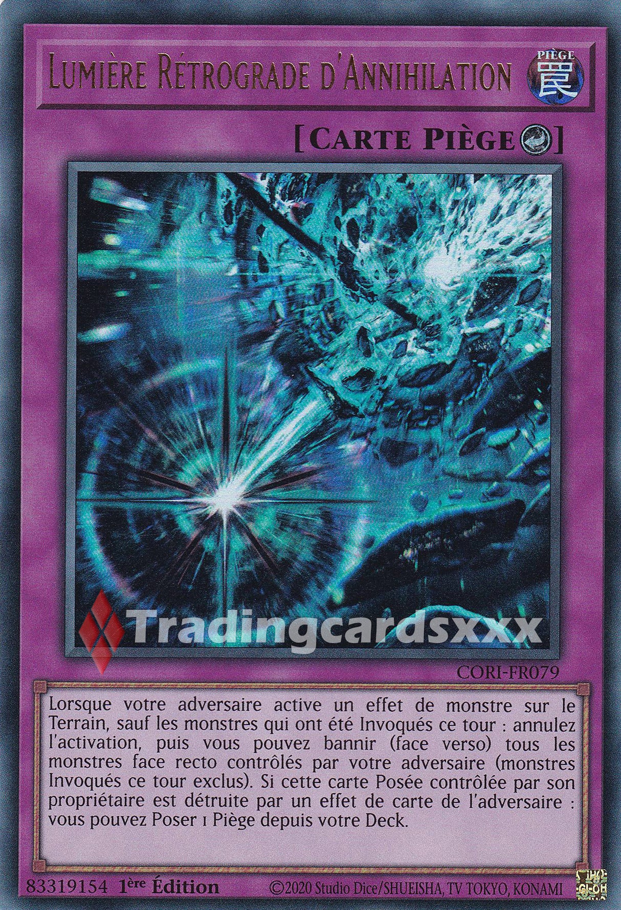 Yu-Gi-Oh! Lumière Rétrograde d'Annihilation : UR CORI-FR079