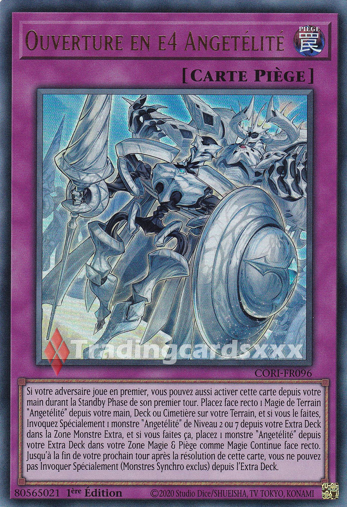 Yu-Gi-Oh! Ouverture en e4 Angetélité : UR CORI-FR096