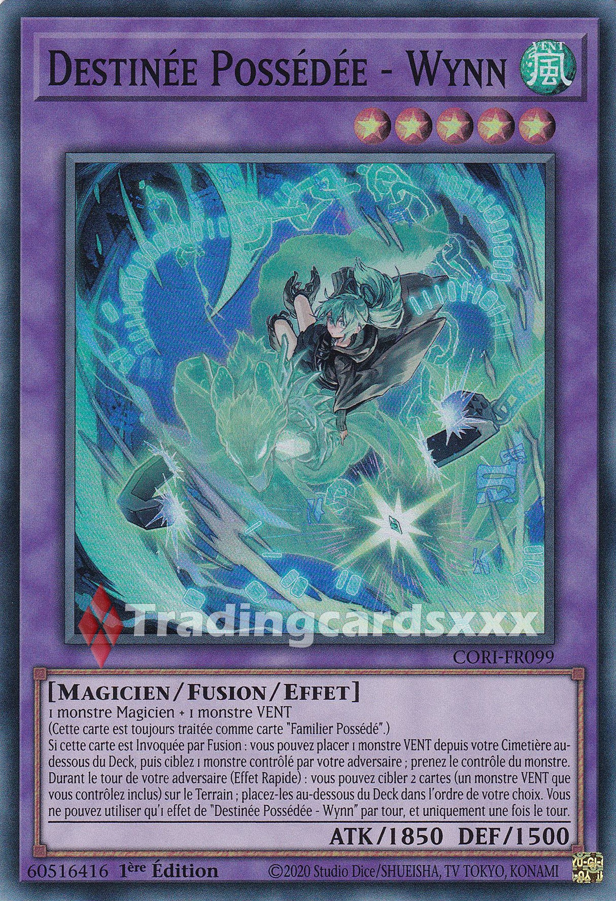 Yu-Gi-Oh! Destinée Possédée - Wynn : SR CORI-FR099