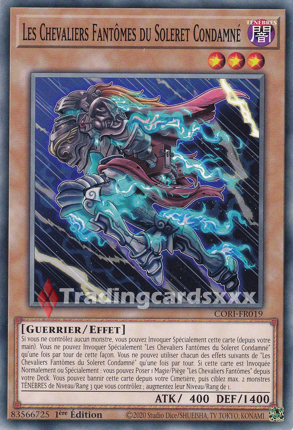 Yu-Gi-Oh! Les Chevaliers Fantômes du Soleret Condamné : C CORI-FR019