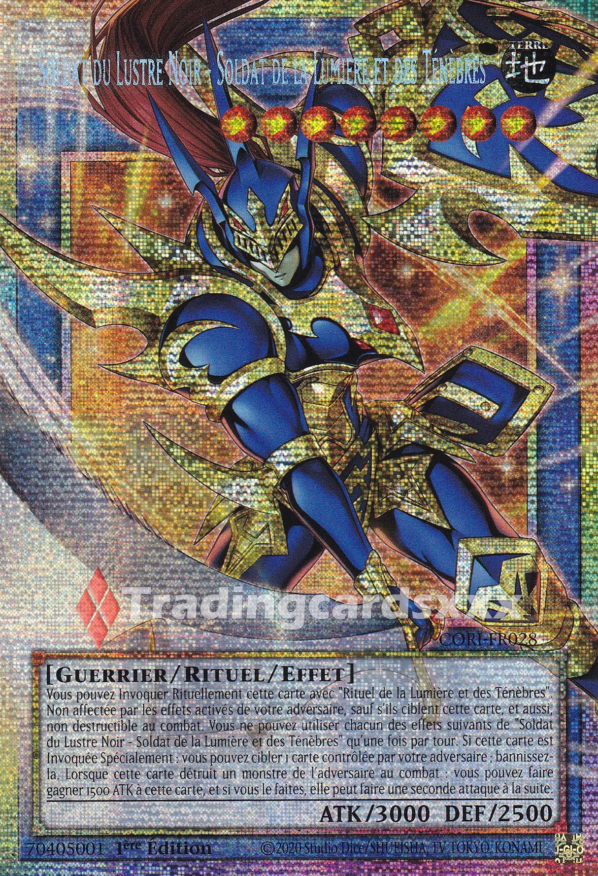 Yu-Gi-Oh! Soldat du Lustre Noir - Soldat de la Lumière et des Ténèbres : OF STAR CORI-FR028
