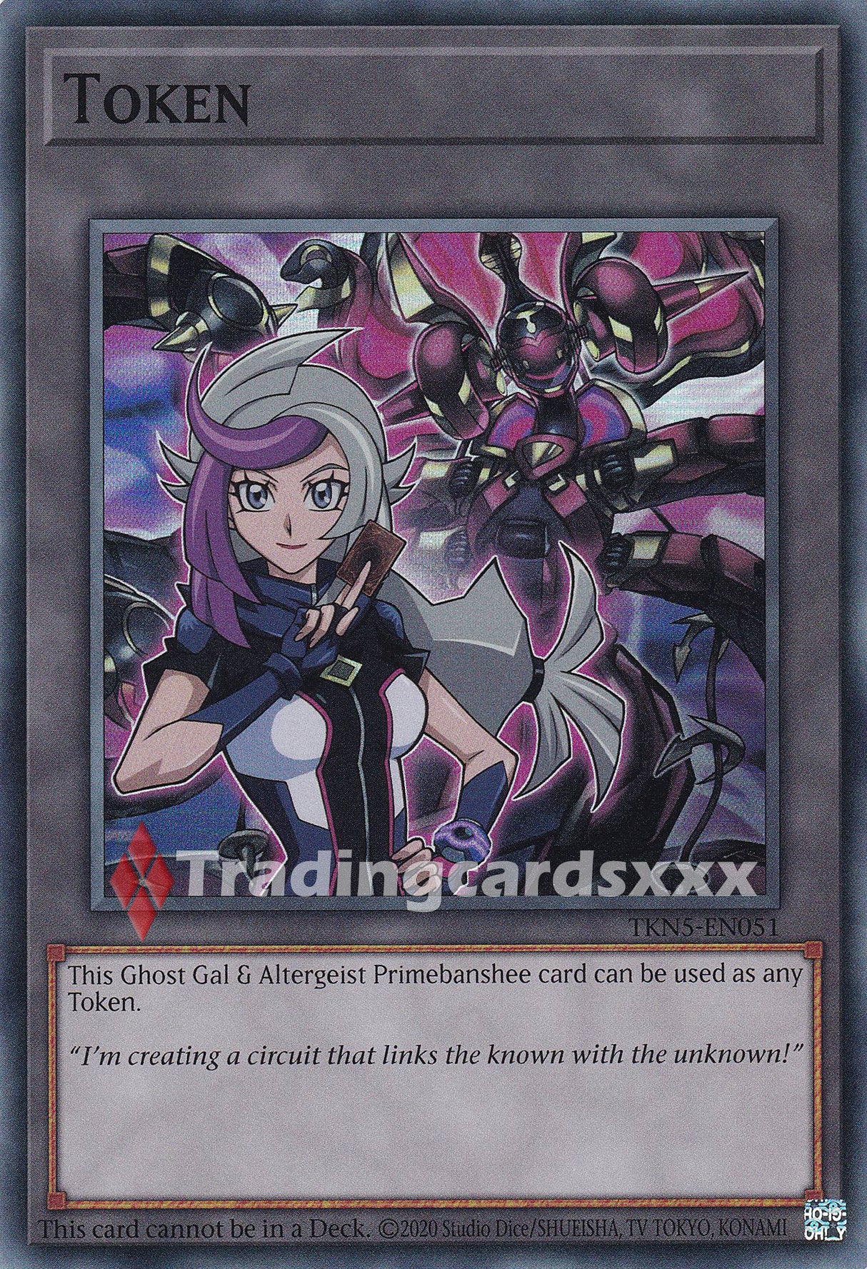 Yu-Gi-Oh! Token "Ghost Gal & Altergeist Primebanshee" : SR CORI / TKN5-EN051