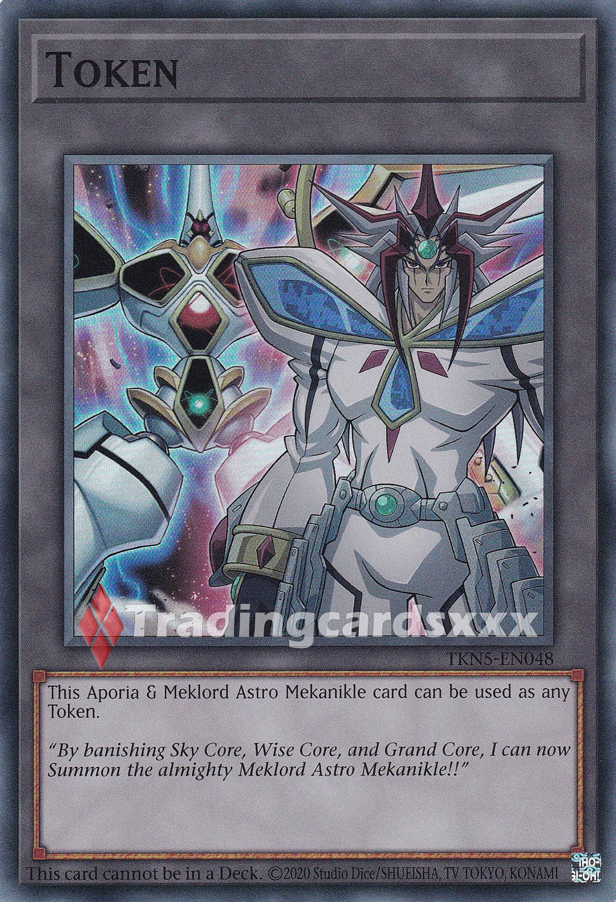 Yu-Gi-Oh! Token "Aporia & Meklord Astro Mekanikle" : SR CORI / TKN5-EN048