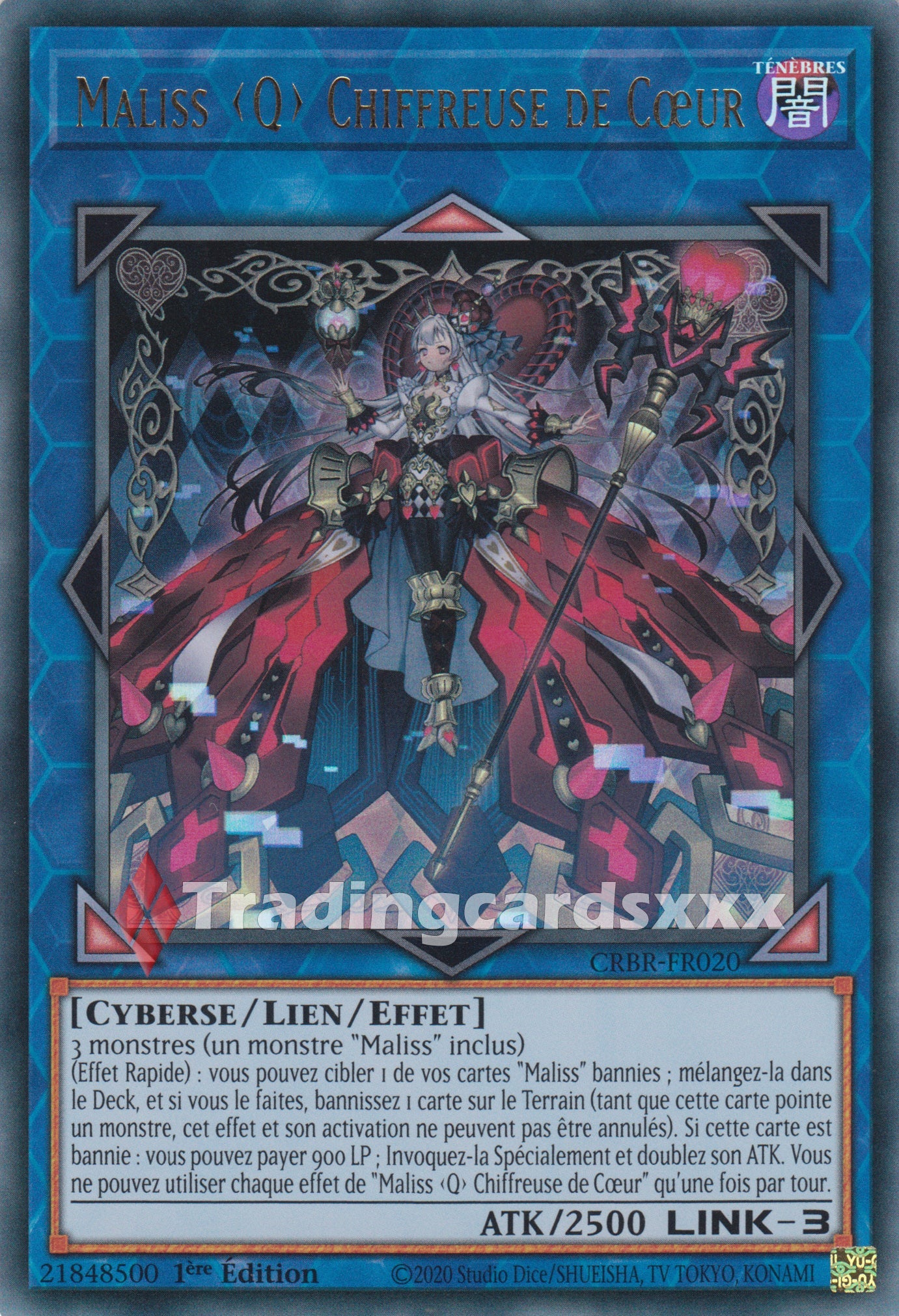 Yu-Gi-Oh! Maliss Q Chiffreuse de Cœur : UR CRBR-FR020