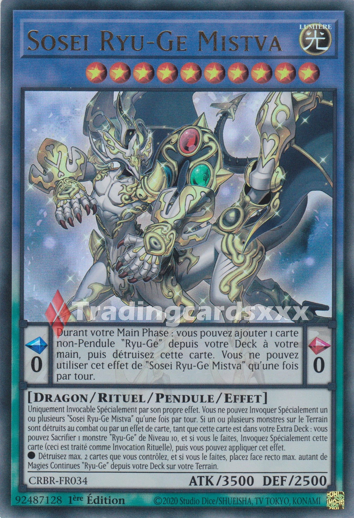 Yu-Gi-Oh! Sosei Ryu-Ge Mistva : UR CRBR-FR034